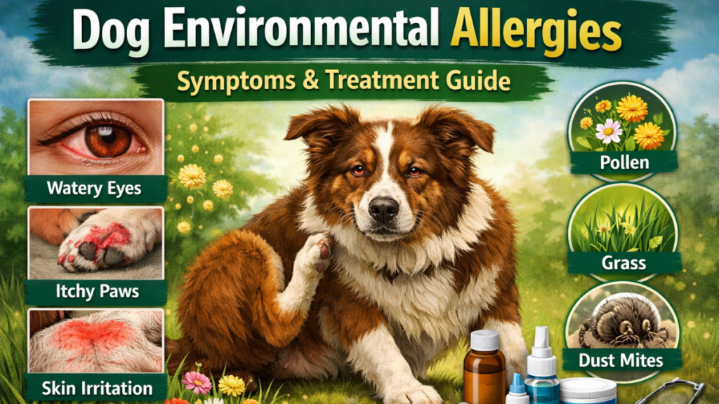Dog Environmental Allergies: Symptoms & Treatment Guide 2026
