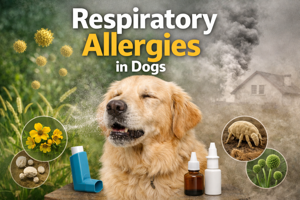 Respiratory Allergies in Dogs: Signs, Triggers & Treatment