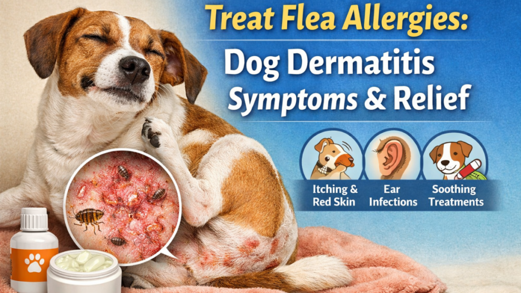 Treat Flea Allergies: Dog Dermatitis Symptoms & Relief - AllerDogs ...