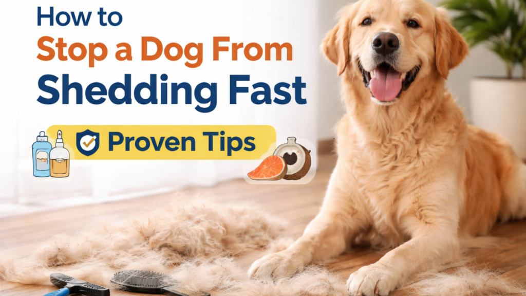 How to Stop a Dog From Shedding Fast (Proven Tips)